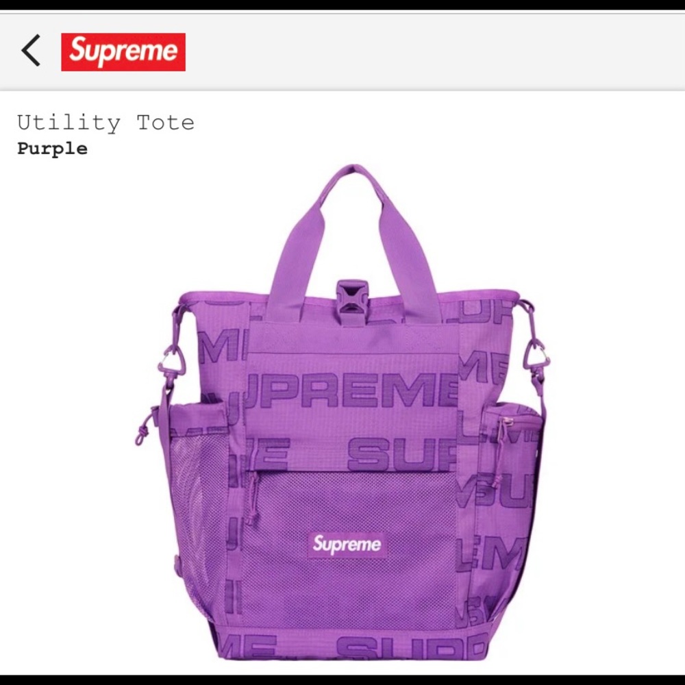 Supreme utility tote brand new